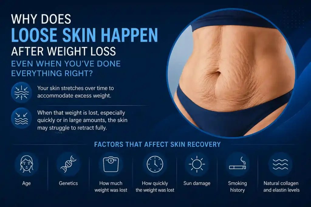 Why Does Loose Skin Happen After Weight Loss Even When You’ve Done Everything Right Neasden?