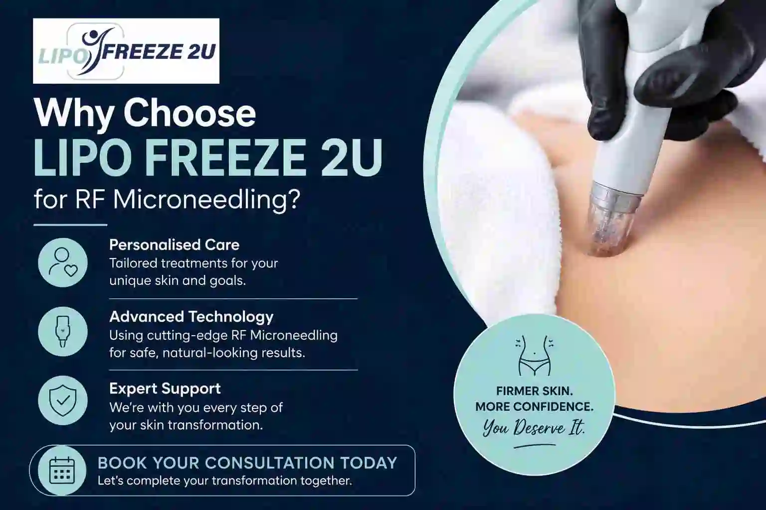 Why Choose LIPO FREEZE 2U for RF Microneedling Neasden?